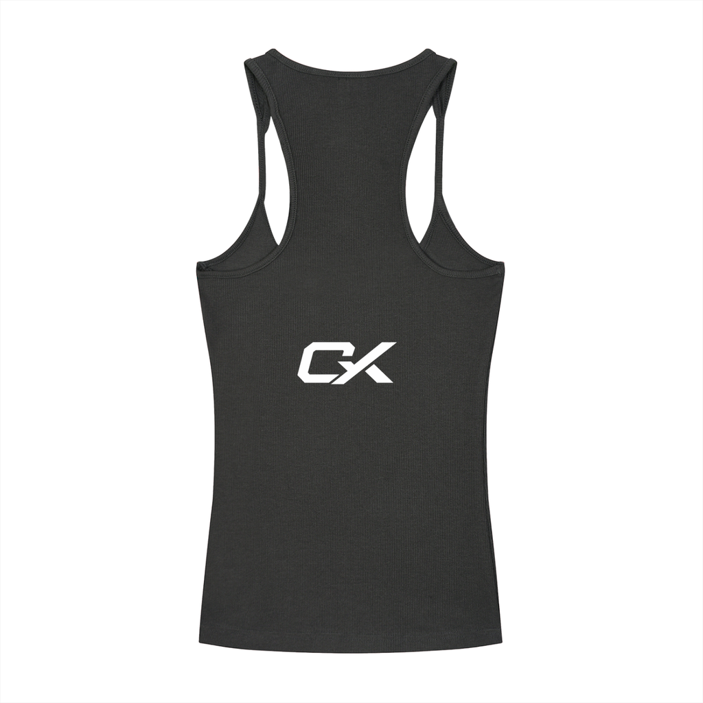 Slim Fit Ribbed Racerback Tank Top