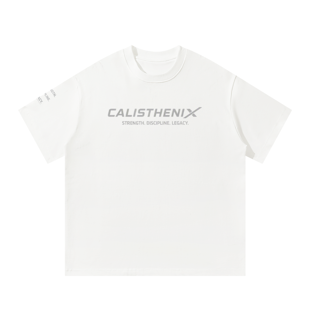 White & Grey Elite Unisex Oversized T-Shirt