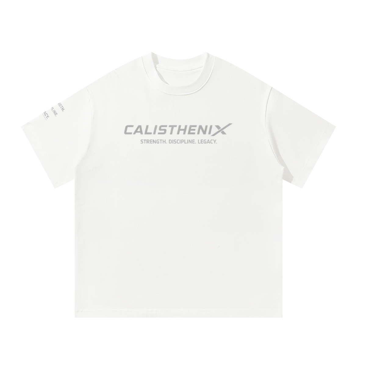 White & Grey Elite Unisex Oversized T-Shirt