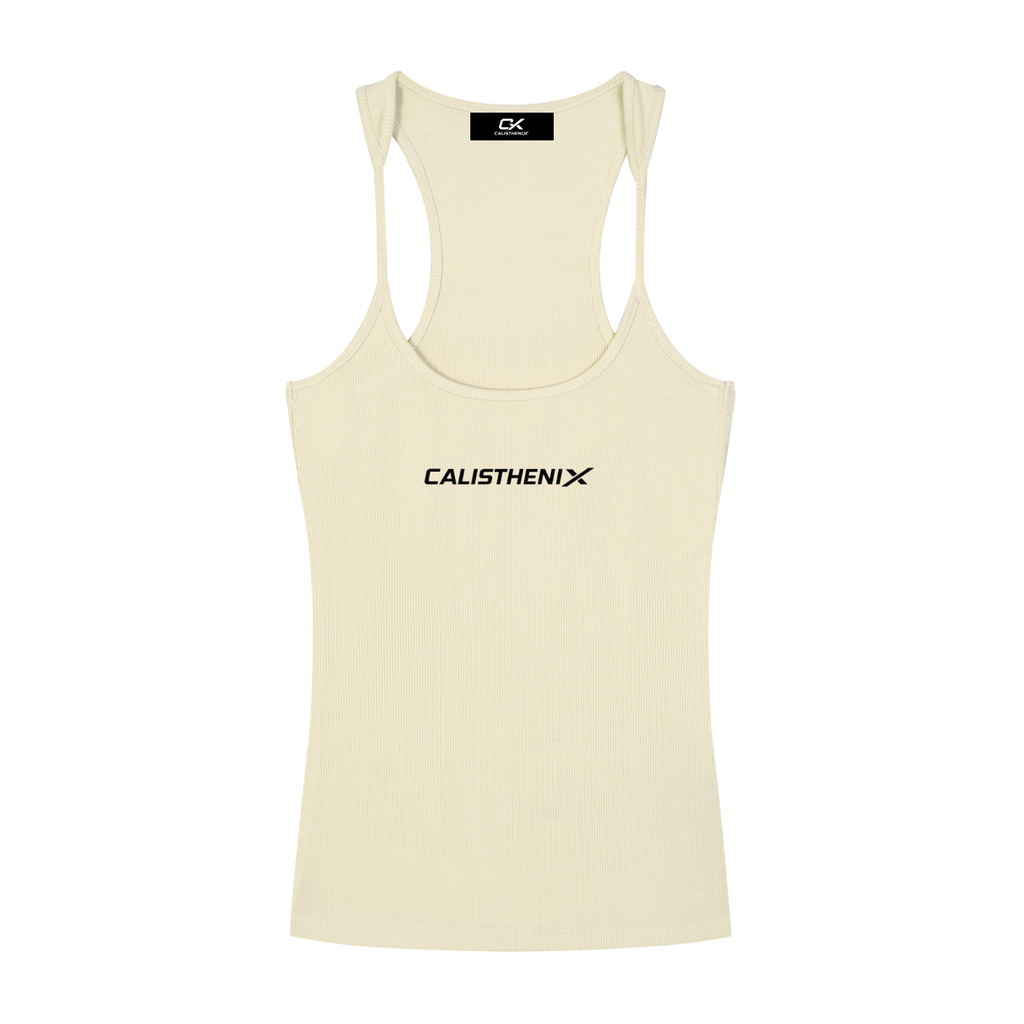 Slim Fit Ribbed Racerback Tank Top