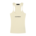 Slim Fit Ribbed Racerback Tank Top