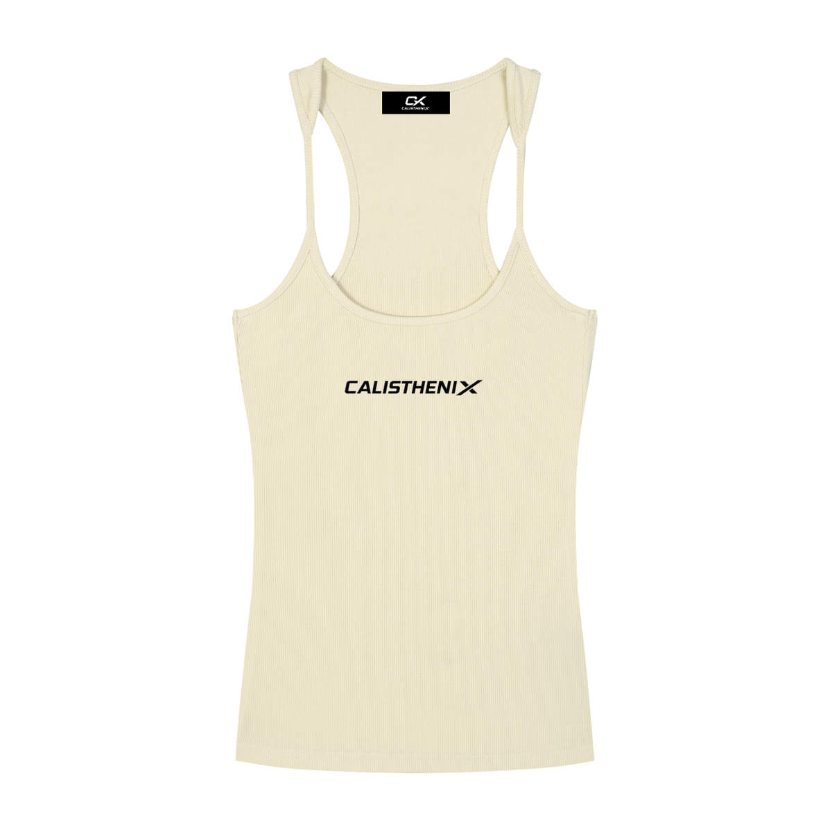 Slim Fit Ribbed Racerback Tank Top