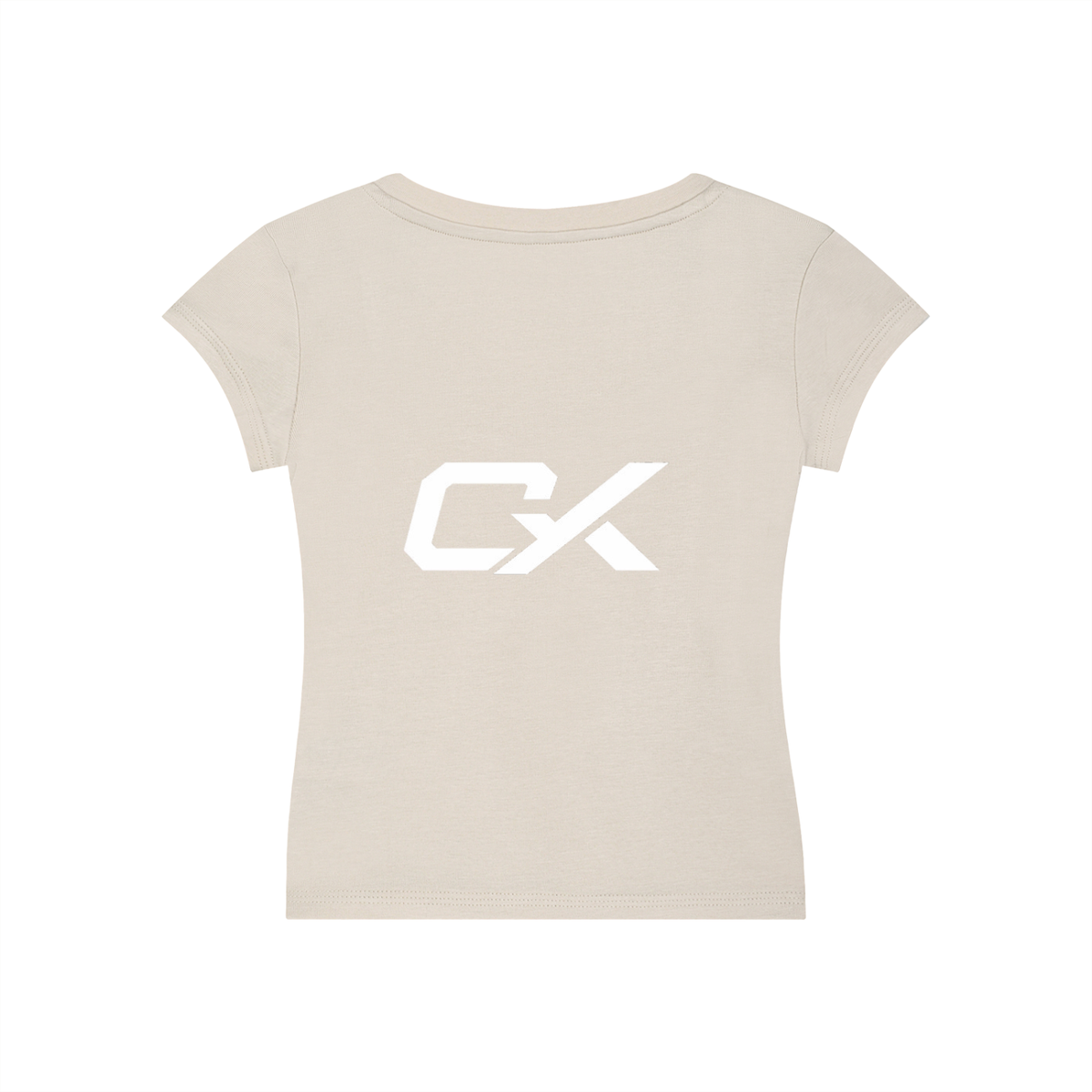 Essential V-Neck Bodycon T-Shirt