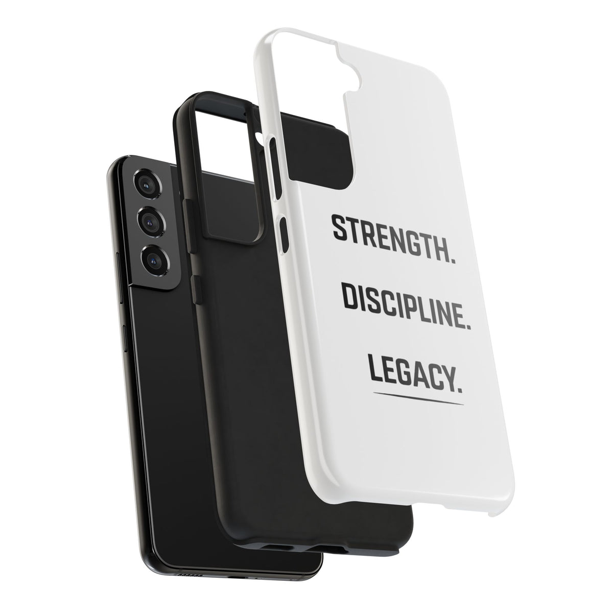Strength. Discipline. Legacy. Tough Phone Case – Motivational Protective Cover