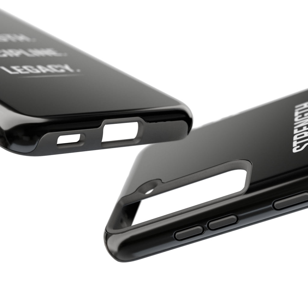 Strength. Discipline. Legacy. Tough Phone Case — Rugged Protective iPhone Case