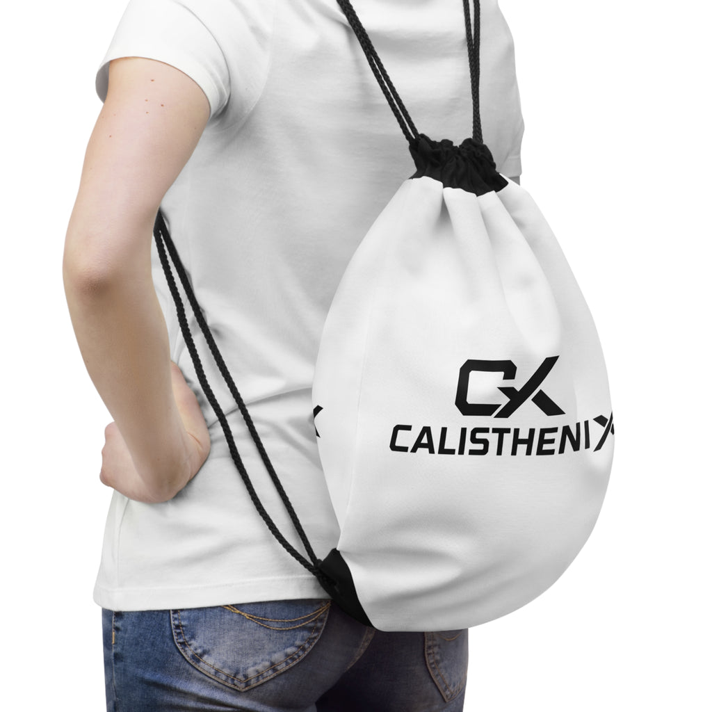 Calisthenix Drawstring Gym Bag — Lightweight Workout Sling with Logo