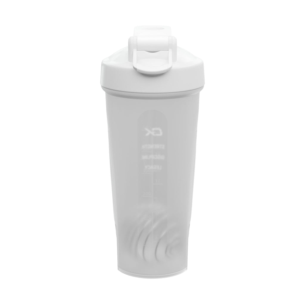 Protein Shaker Bottle — Gym Mixer with Leak‑Proof Lid & Whisk Ball