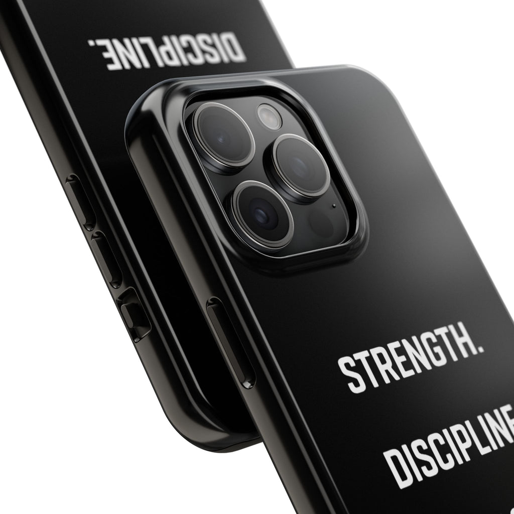 Strength. Discipline. Legacy. Tough Phone Case — Rugged Protective iPhone Case