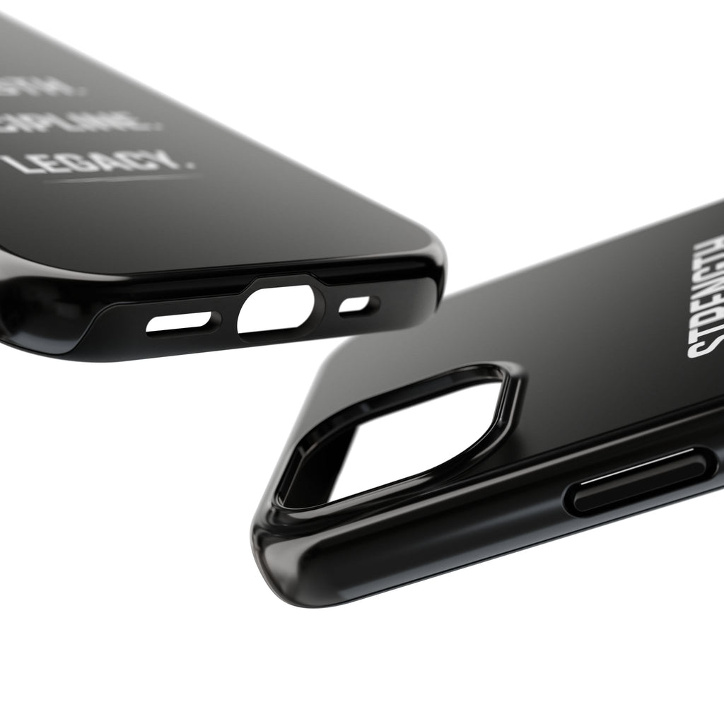 Strength. Discipline. Legacy. Tough Phone Case — Rugged Protective iPhone Case