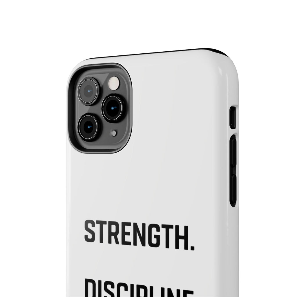 Strength. Discipline. Legacy. Tough Phone Case – Motivational Protective Cover