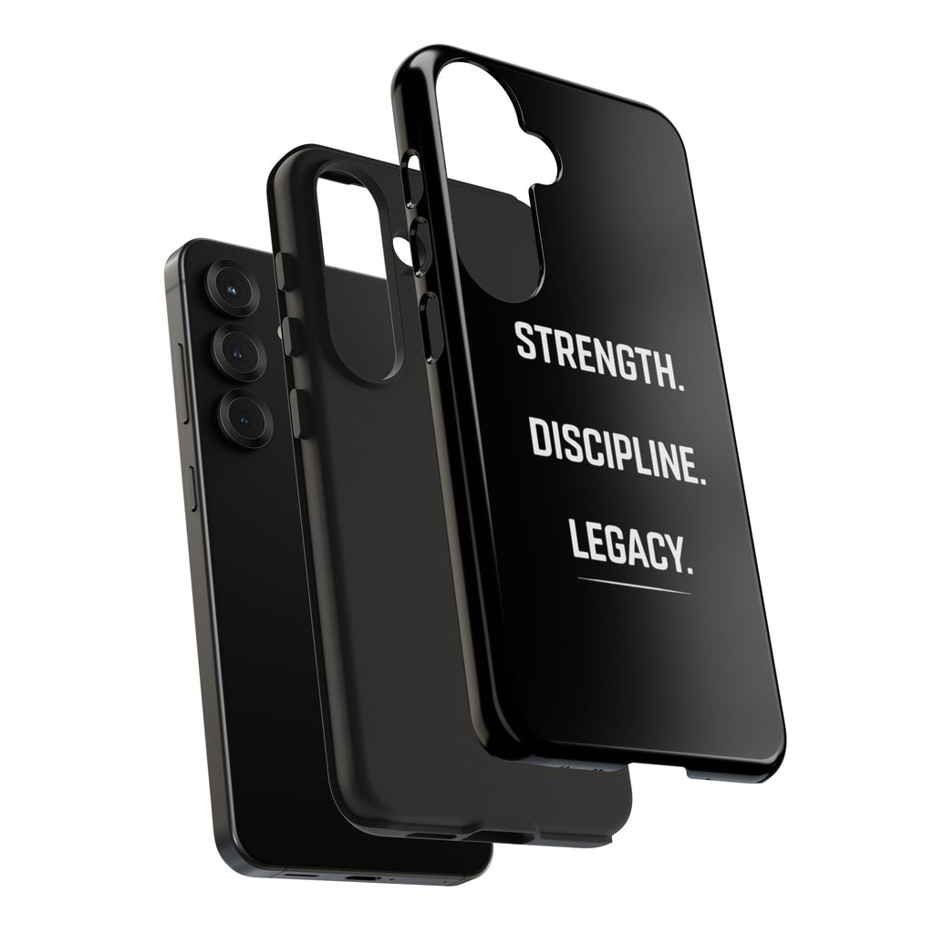 Strength. Discipline. Legacy. Tough Phone Case — Rugged Protective iPhone Case