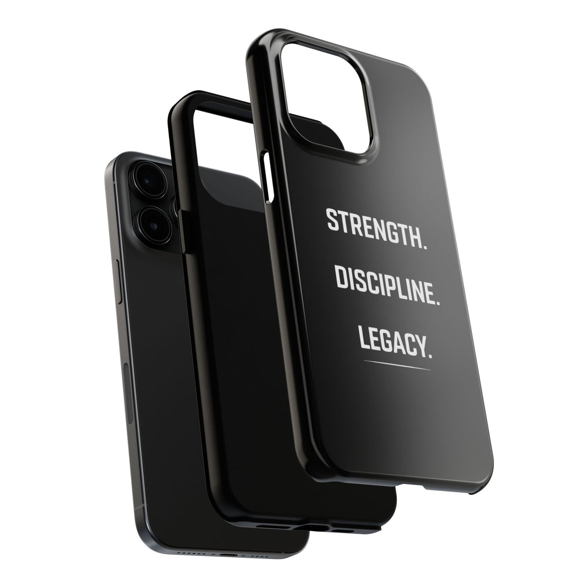 Strength. Discipline. Legacy. Tough Phone Case — Rugged Protective iPhone Case