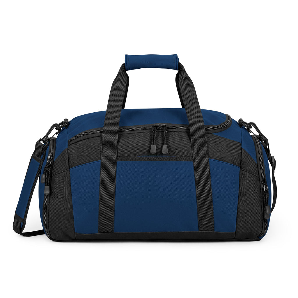Forest Green & Black Gym Duffel Bag — Durable Sports Travel Bag with Shoulder Strap