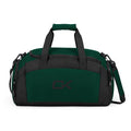 Forest Green & Black Gym Duffel Bag — Durable Sports Travel Bag with Shoulder Strap