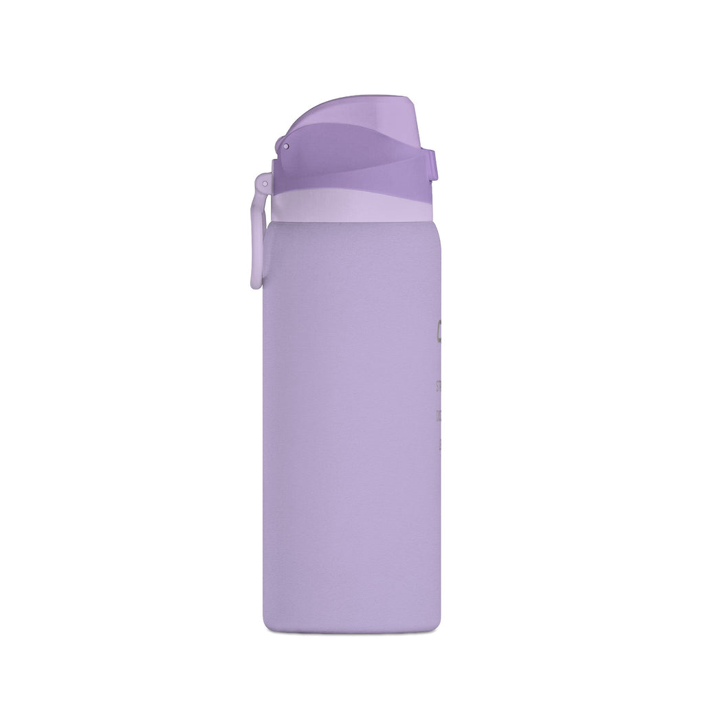 Oasis 32oz Insulated Water Bottle — Matte Black Hydration Bottle with Flip Straw