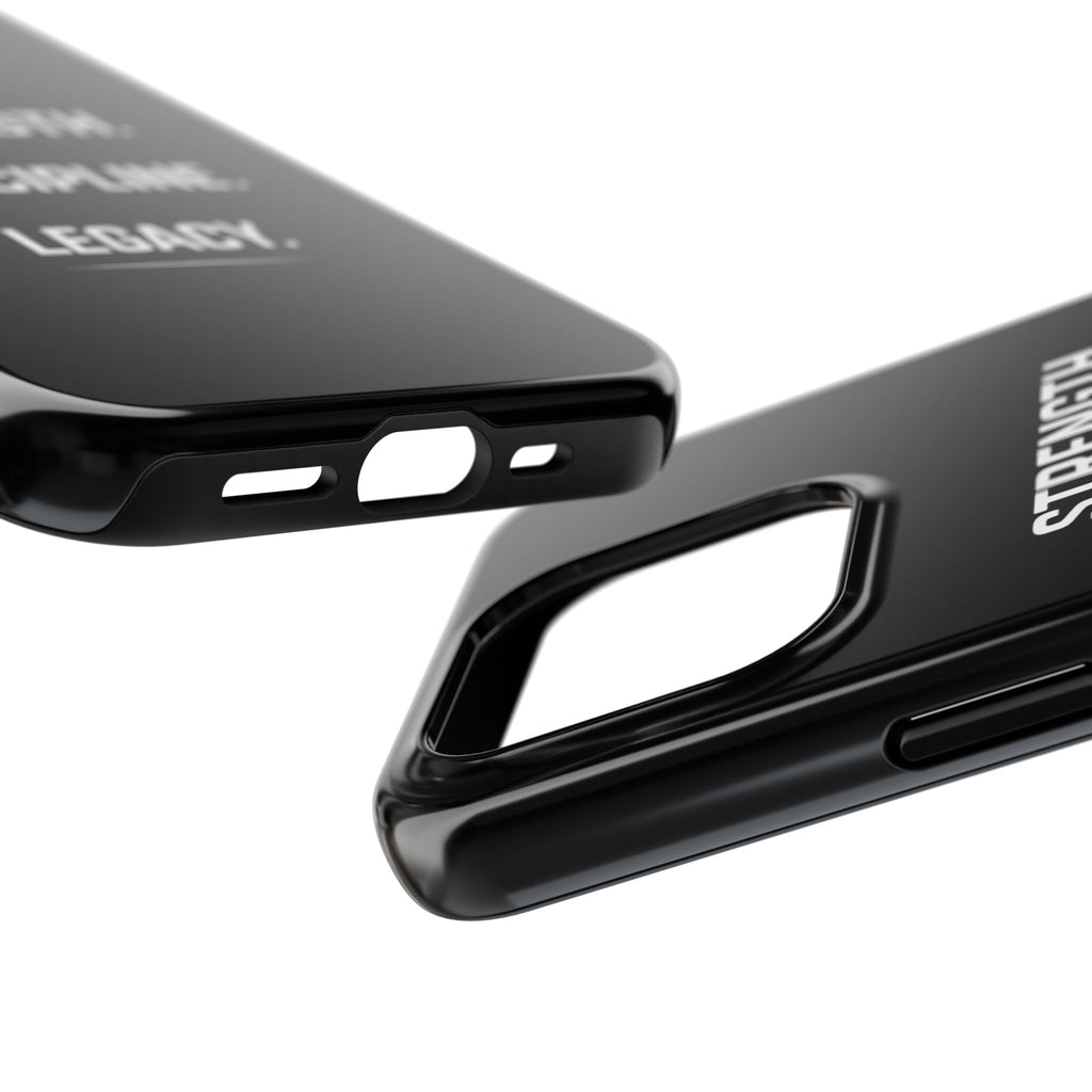 Strength. Discipline. Legacy. Tough Phone Case — Rugged Protective iPhone Case