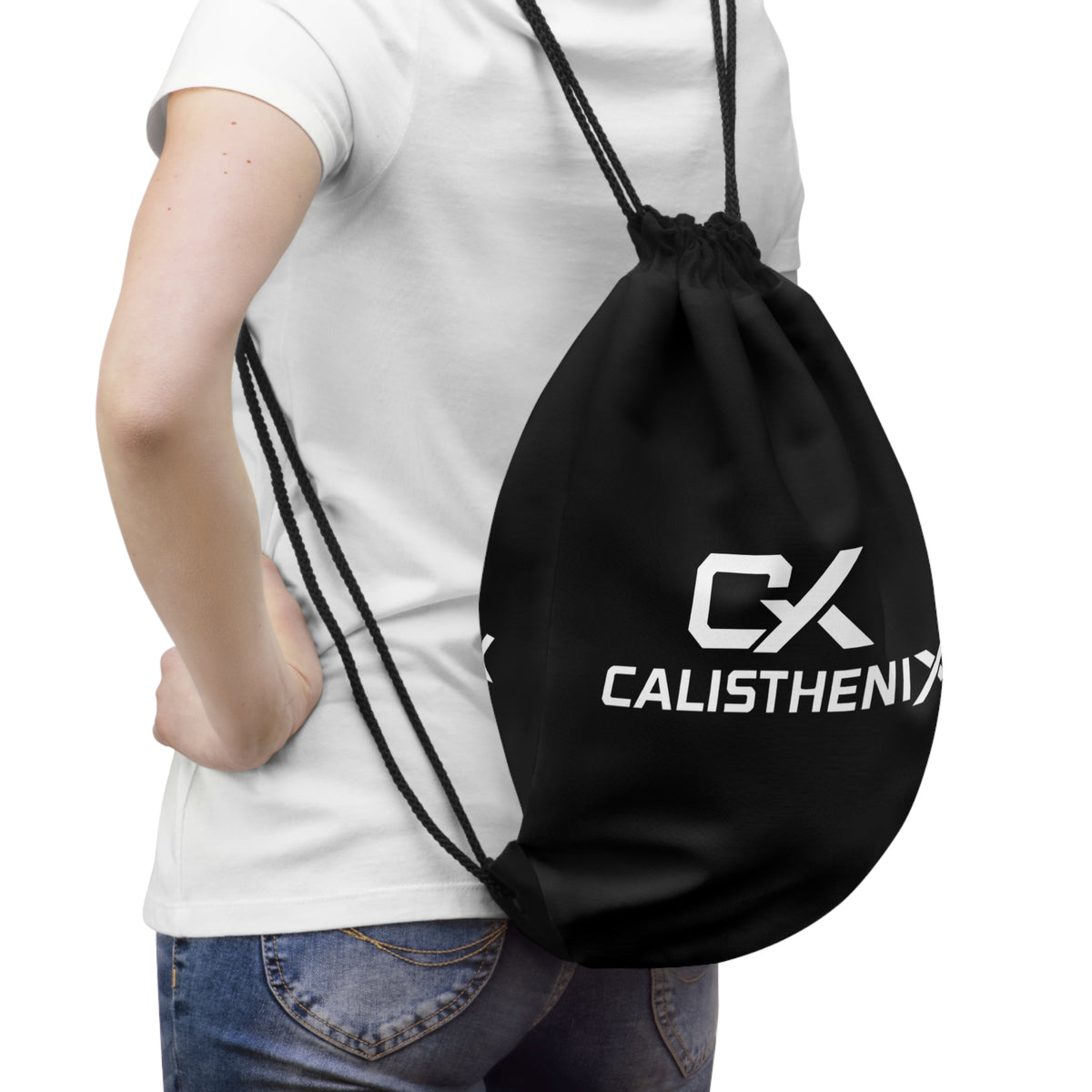 Calisthenix CX Drawstring Gym Bag — Lightweight Workout Cinch Sack