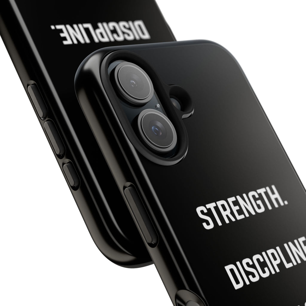 Strength. Discipline. Legacy. Tough Phone Case — Rugged Protective iPhone Case