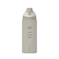 Oasis 32oz Insulated Water Bottle — Matte Black Hydration Bottle with Flip Straw