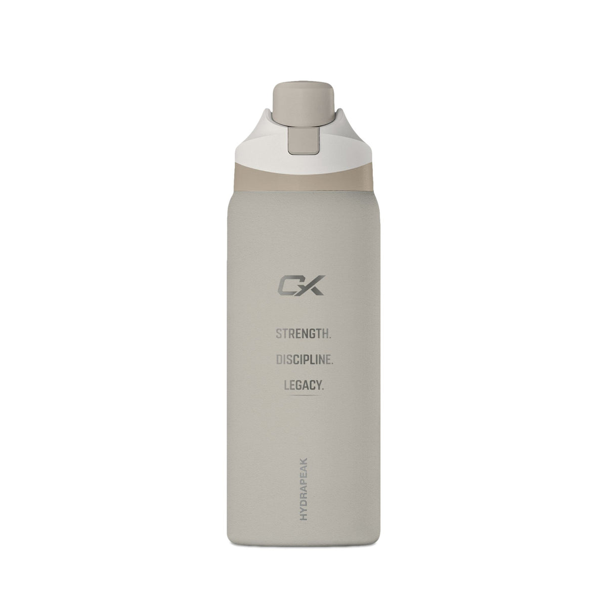 Oasis 32oz Insulated Water Bottle — Matte Black Hydration Bottle with Flip Straw
