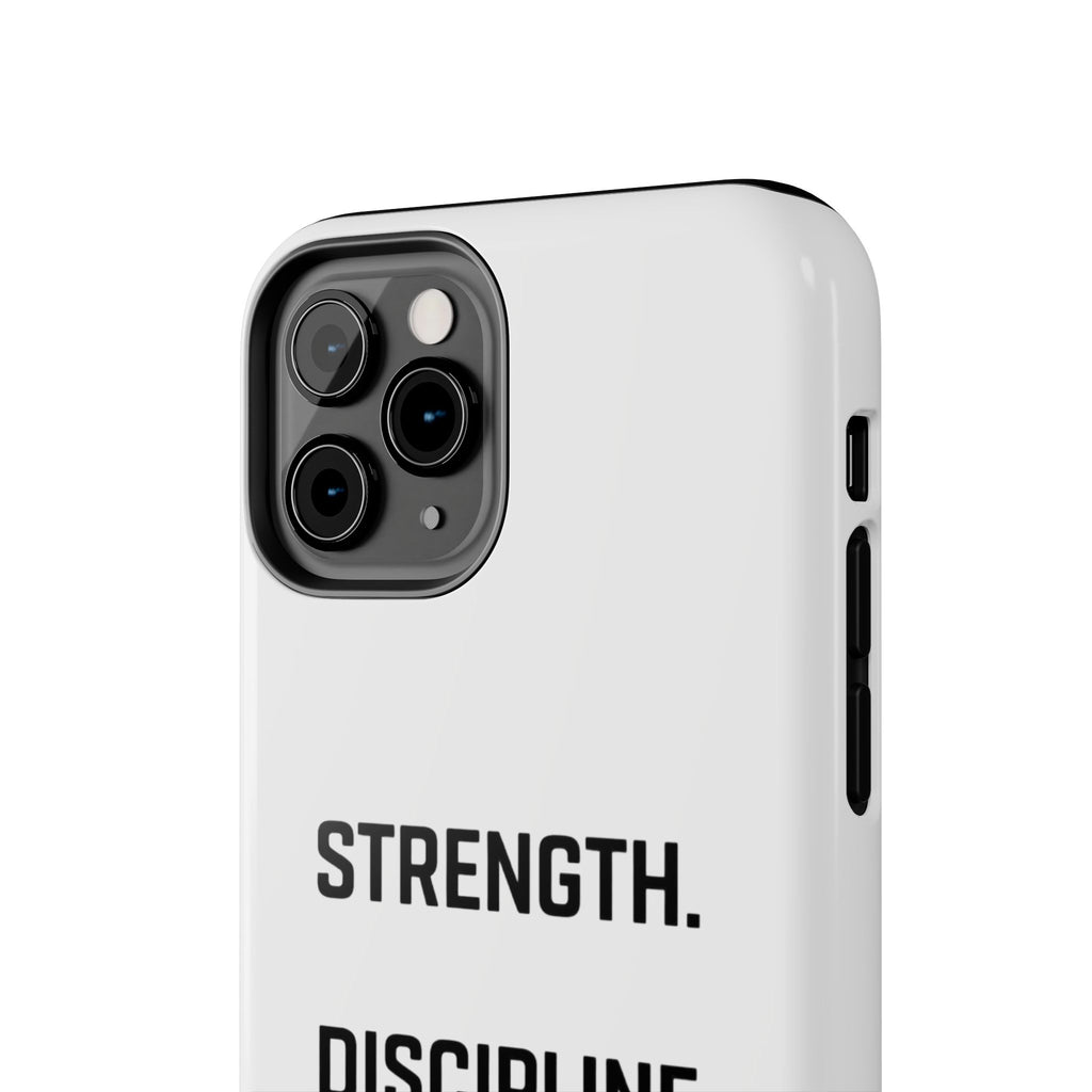 Strength. Discipline. Legacy. Tough Phone Case – Motivational Protective Cover