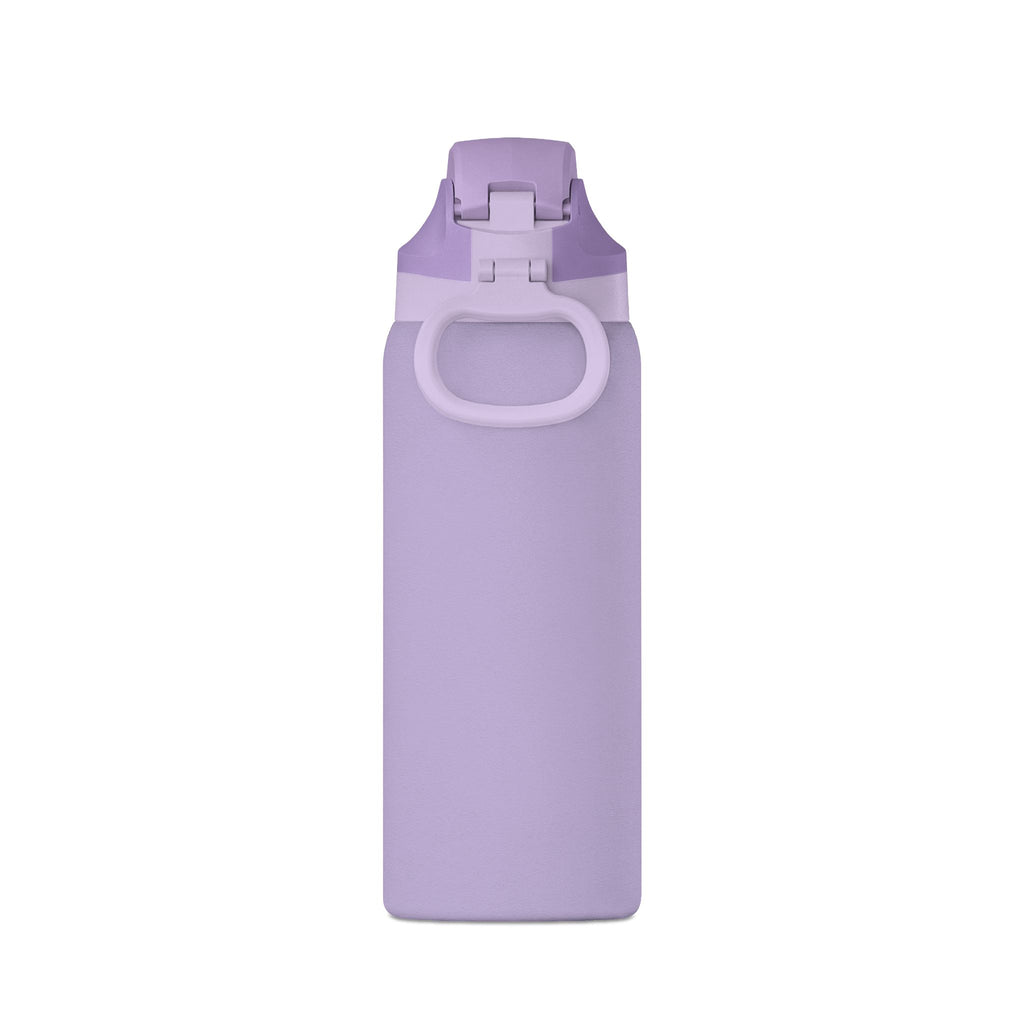 Oasis 32oz Insulated Water Bottle — Matte Black Hydration Bottle with Flip Straw