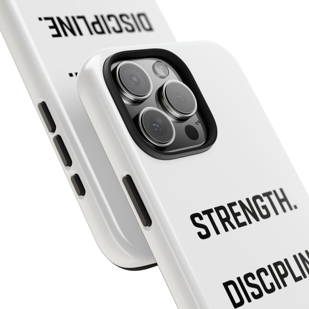 Strength. Discipline. Legacy. Tough Phone Case – Motivational Protective Cover