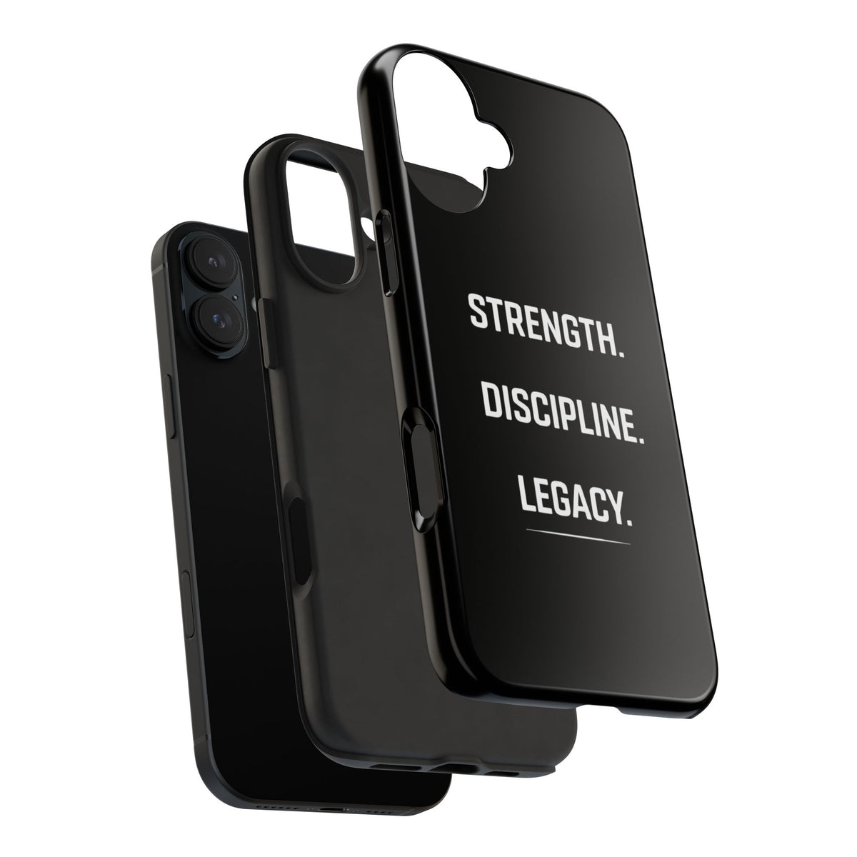 Strength. Discipline. Legacy. Tough Phone Case — Rugged Protective iPhone Case