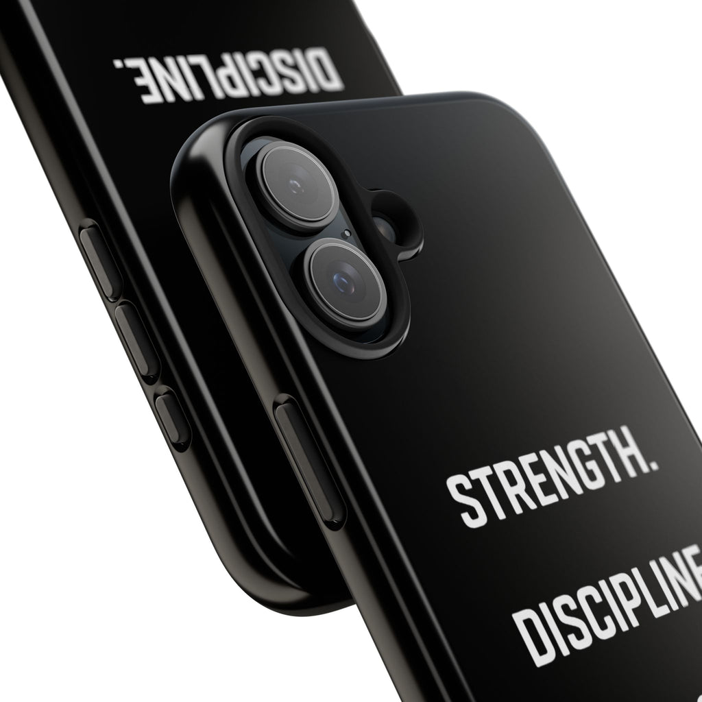Strength. Discipline. Legacy. Tough Phone Case — Rugged Protective iPhone Case