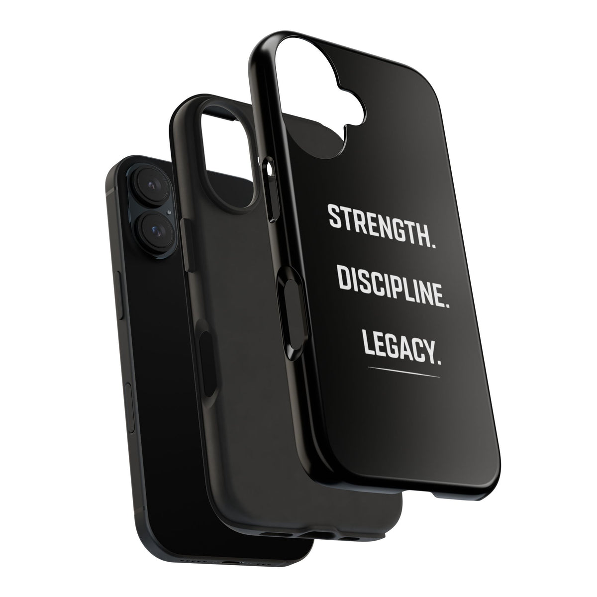 Strength. Discipline. Legacy. Tough Phone Case — Rugged Protective iPhone Case