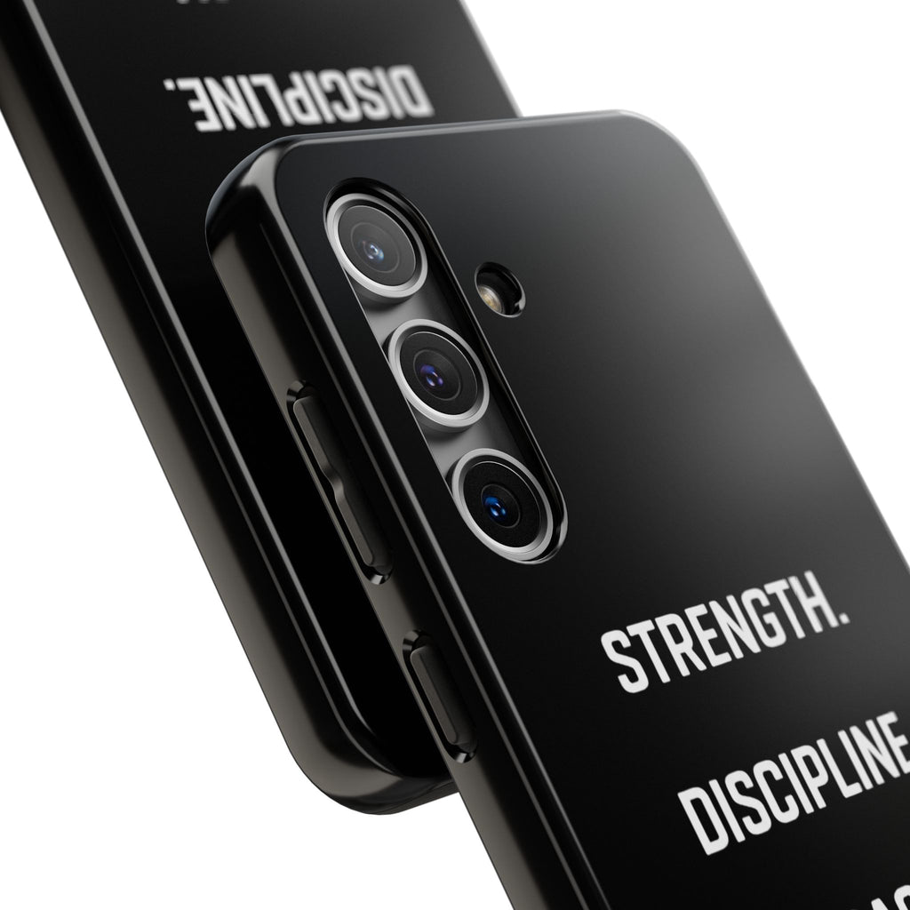 Strength. Discipline. Legacy. Tough Phone Case — Rugged Protective iPhone Case