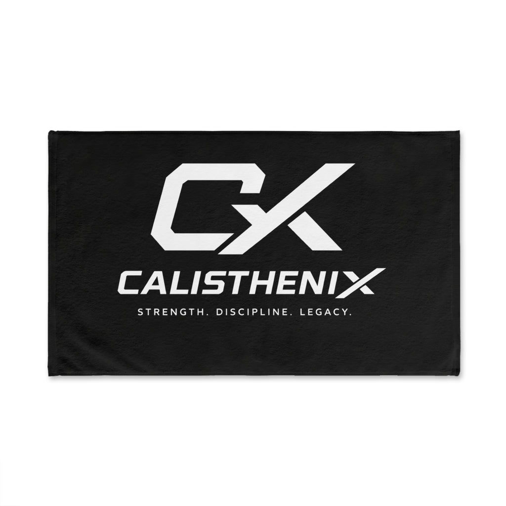 Calisthenix Gym Hand Towel — Strength. Discipline. Legacy. Microfiber Workout Towel