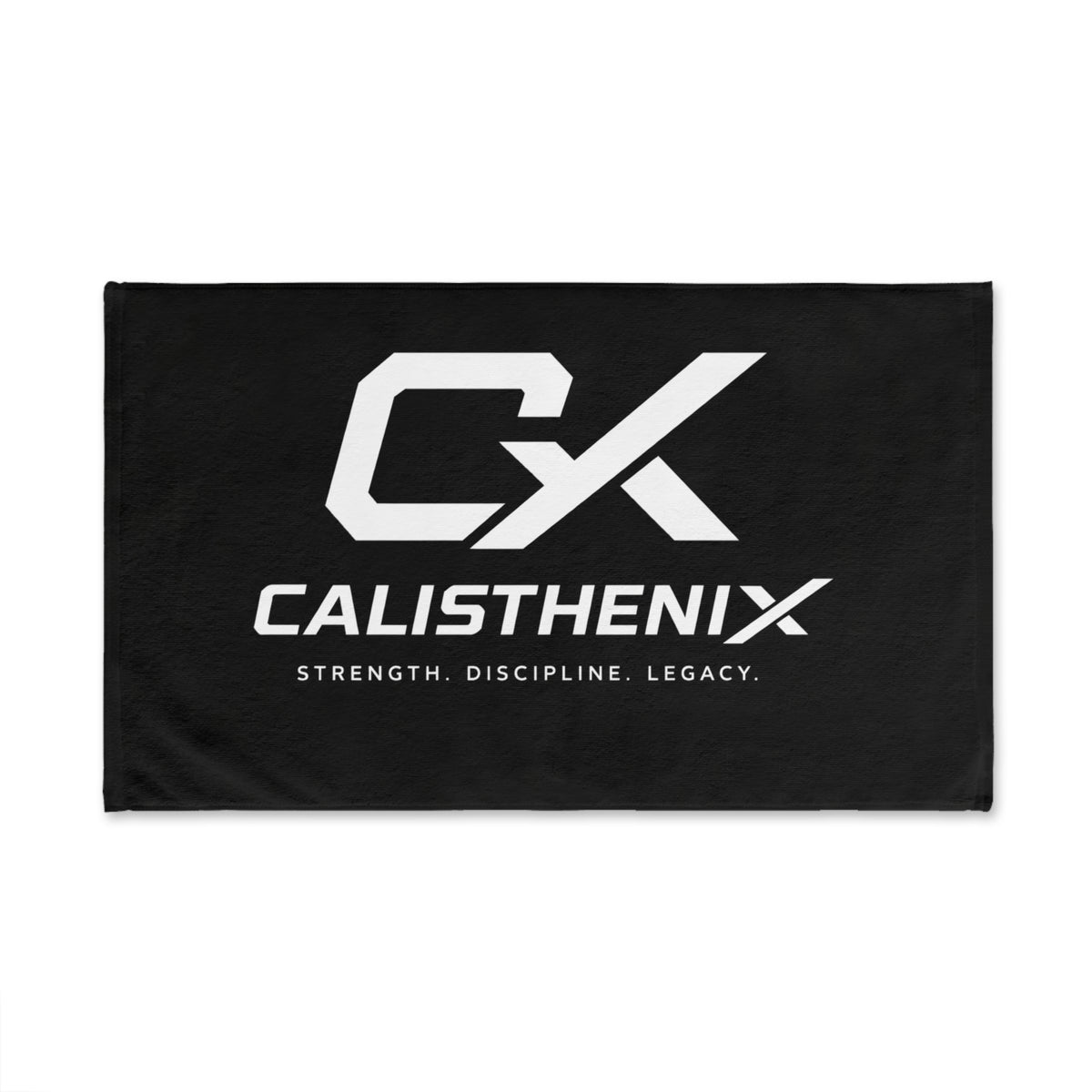 Calisthenix Gym Hand Towel — Strength. Discipline. Legacy. Microfiber Workout Towel