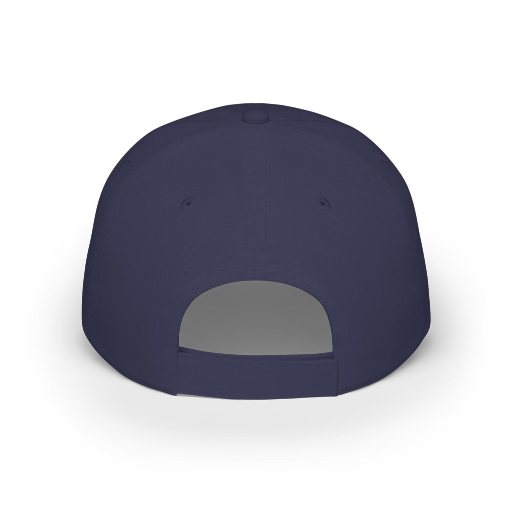 CX Logo Low Profile Baseball Cap — Minimalist Black Embroidered Hat