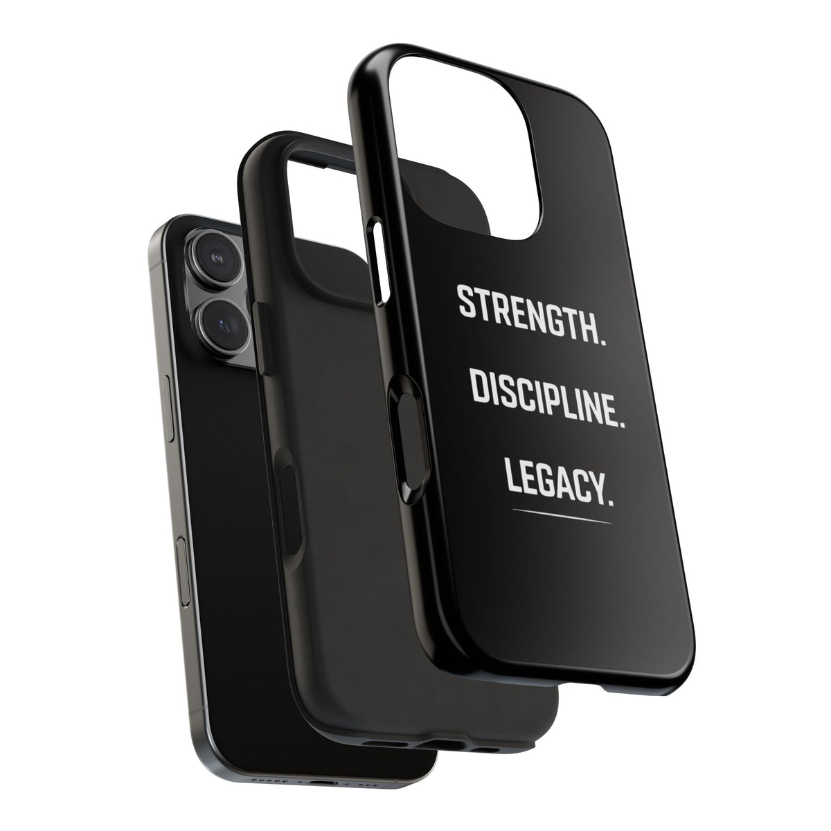 Strength. Discipline. Legacy. Tough Phone Case — Rugged Protective iPhone Case