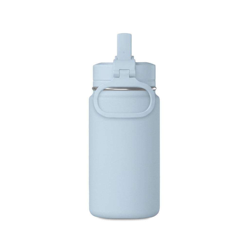 Mini Water Bottle — 14oz Pink Motivational Stainless Steel Bottle (“Strength. Discipline. Legacy.”)
