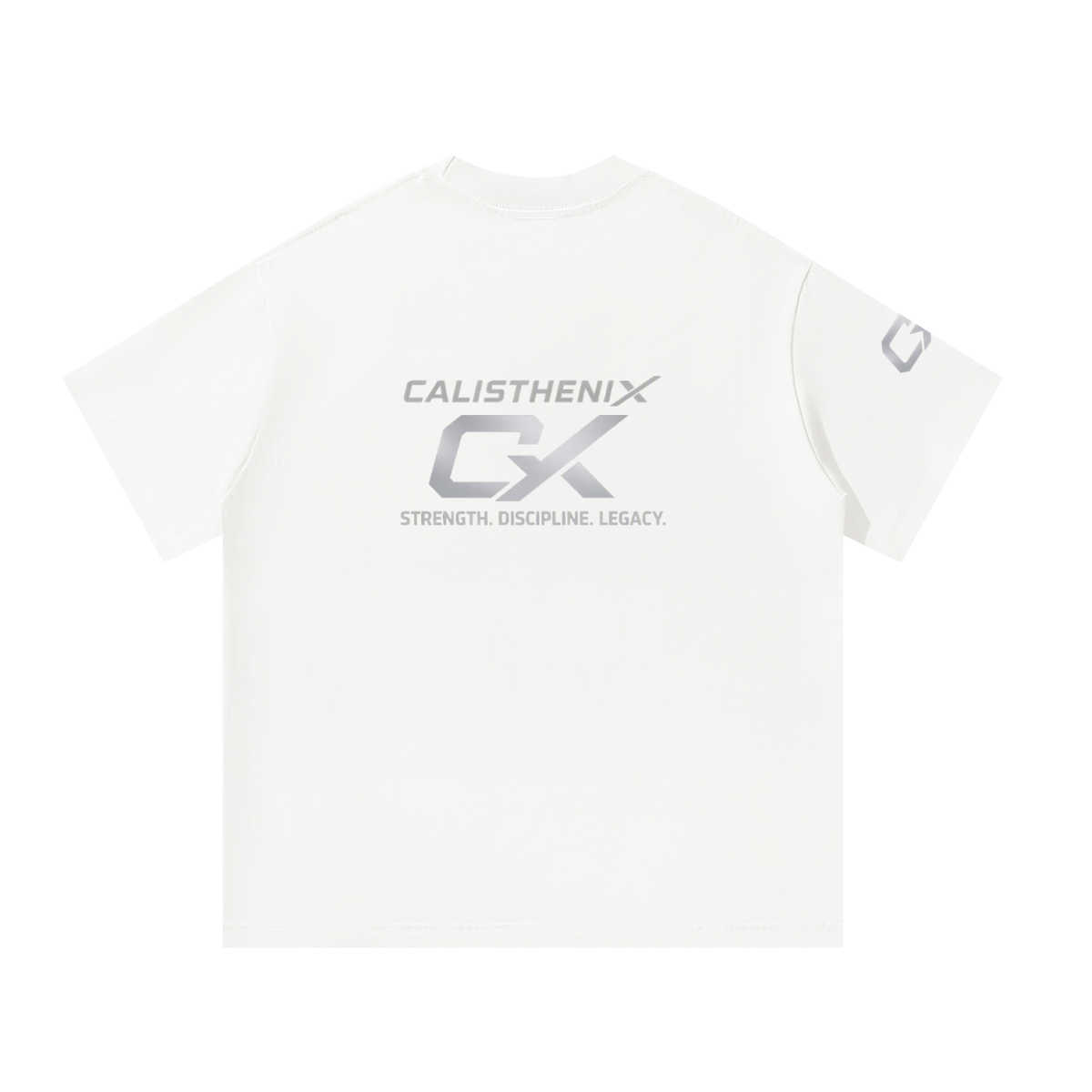 White & Grey Legacy Unisex Oversized T-Shirt