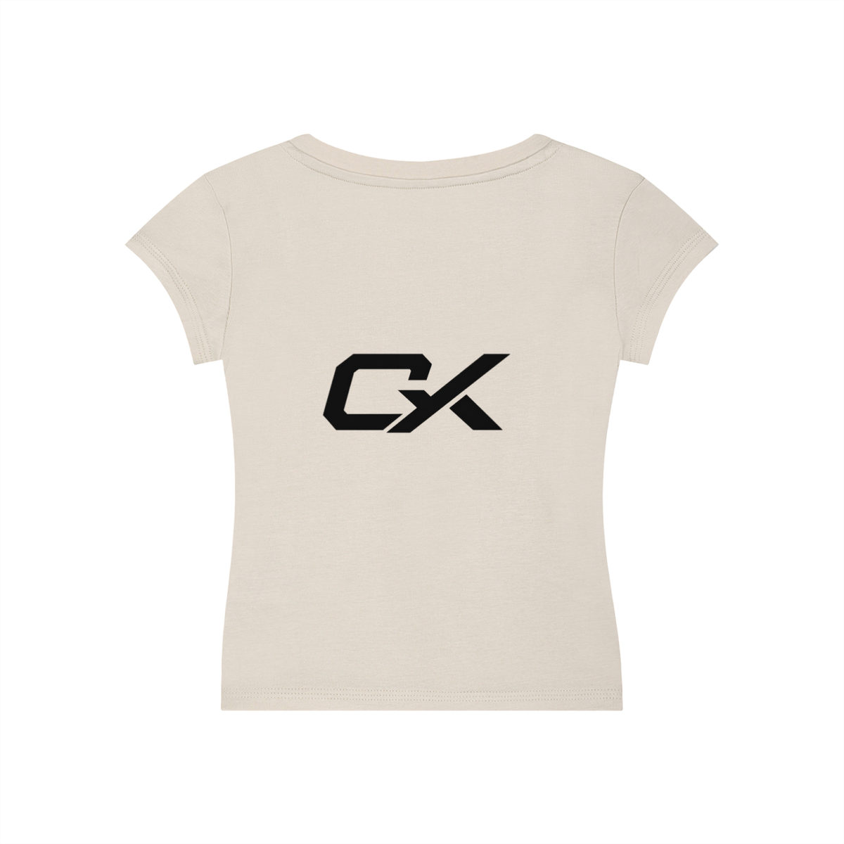 Essential V-Neck Bodycon T-Shirt
