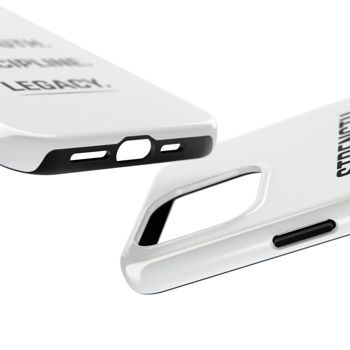 Strength. Discipline. Legacy. Tough Phone Case – Motivational Protective Cover