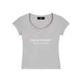 Essential V-Neck Bodycon T-Shirt