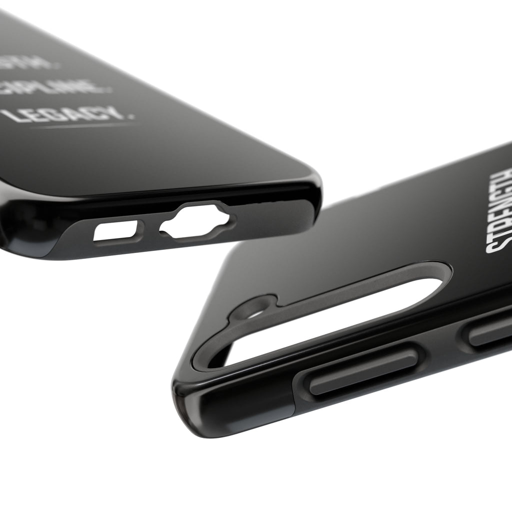 Strength. Discipline. Legacy. Tough Phone Case — Rugged Protective iPhone Case