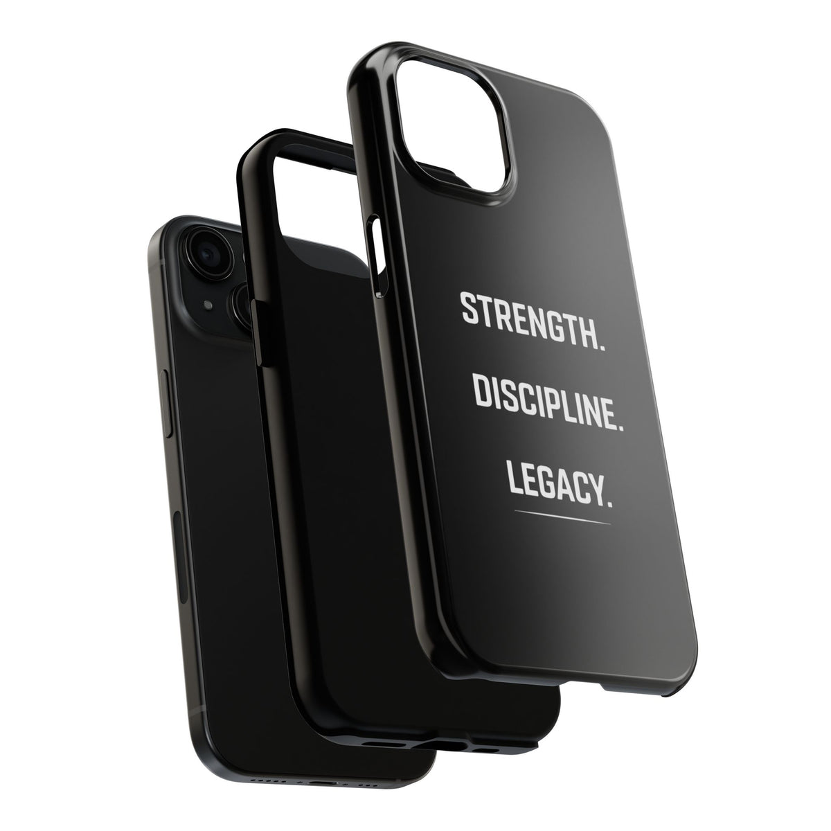 Strength. Discipline. Legacy. Tough Phone Case — Rugged Protective iPhone Case