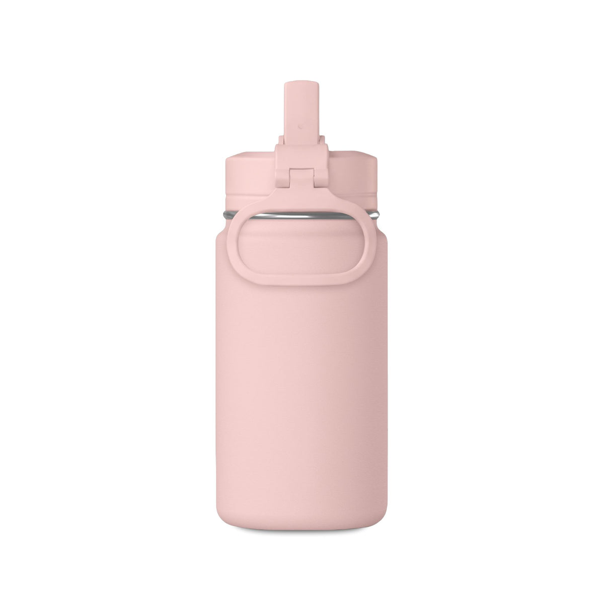 Mini Water Bottle — 14oz Pink Motivational Stainless Steel Bottle (“Strength. Discipline. Legacy.”)