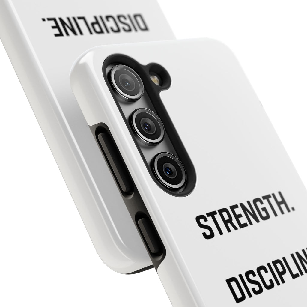 Strength. Discipline. Legacy. Tough Phone Case – Motivational Protective Cover