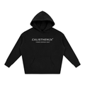 Black & Grey Elite Unisex Oversize Fleeced Hoodie