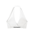 Women's Pleated Halter Sports Bra