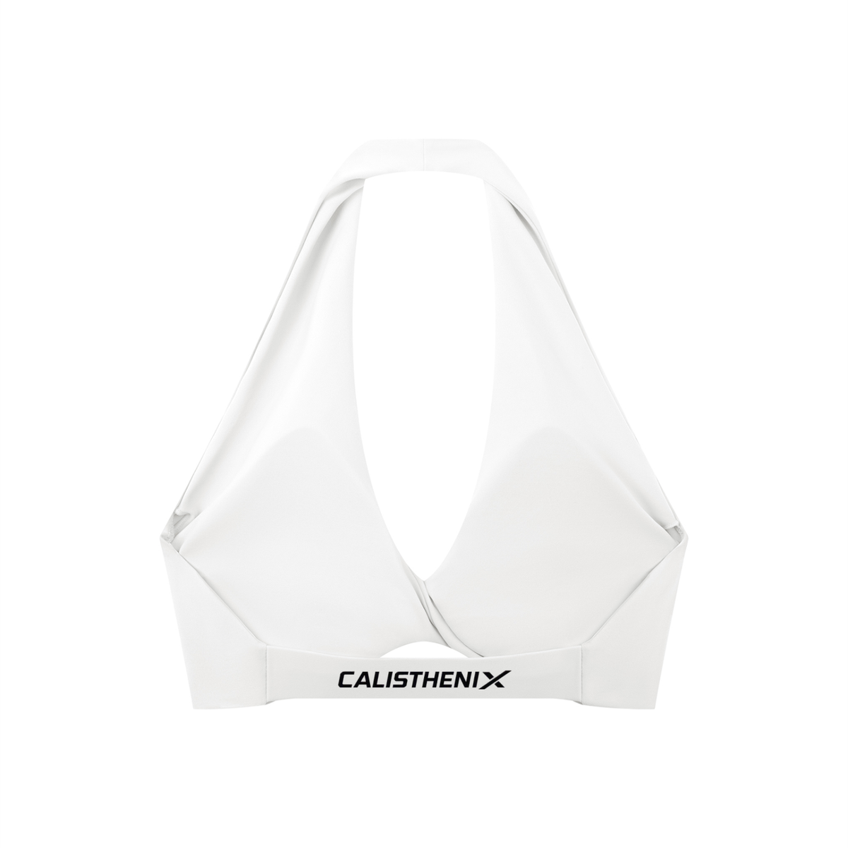 Women's Pleated Halter Sports Bra