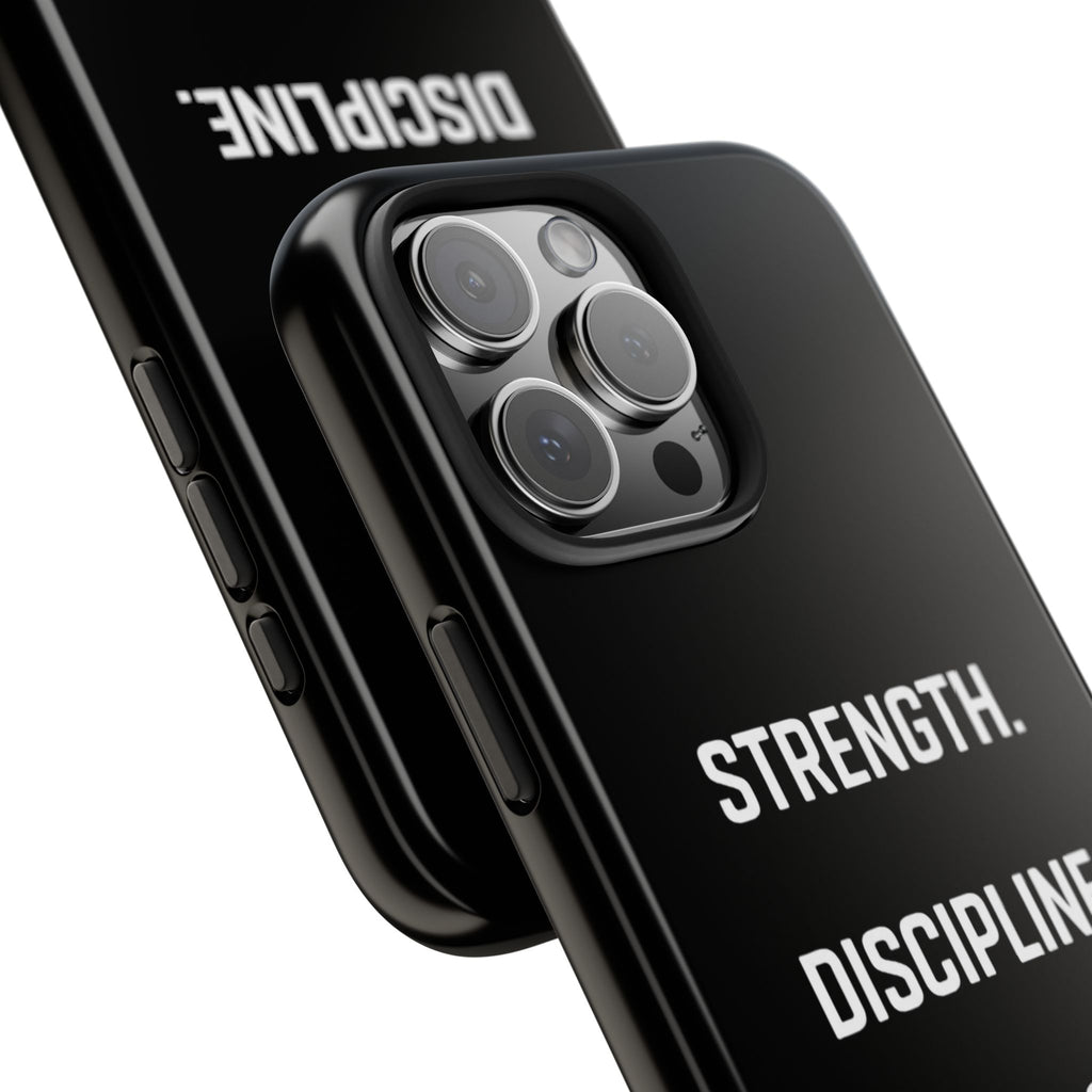 Strength. Discipline. Legacy. Tough Phone Case — Rugged Protective iPhone Case