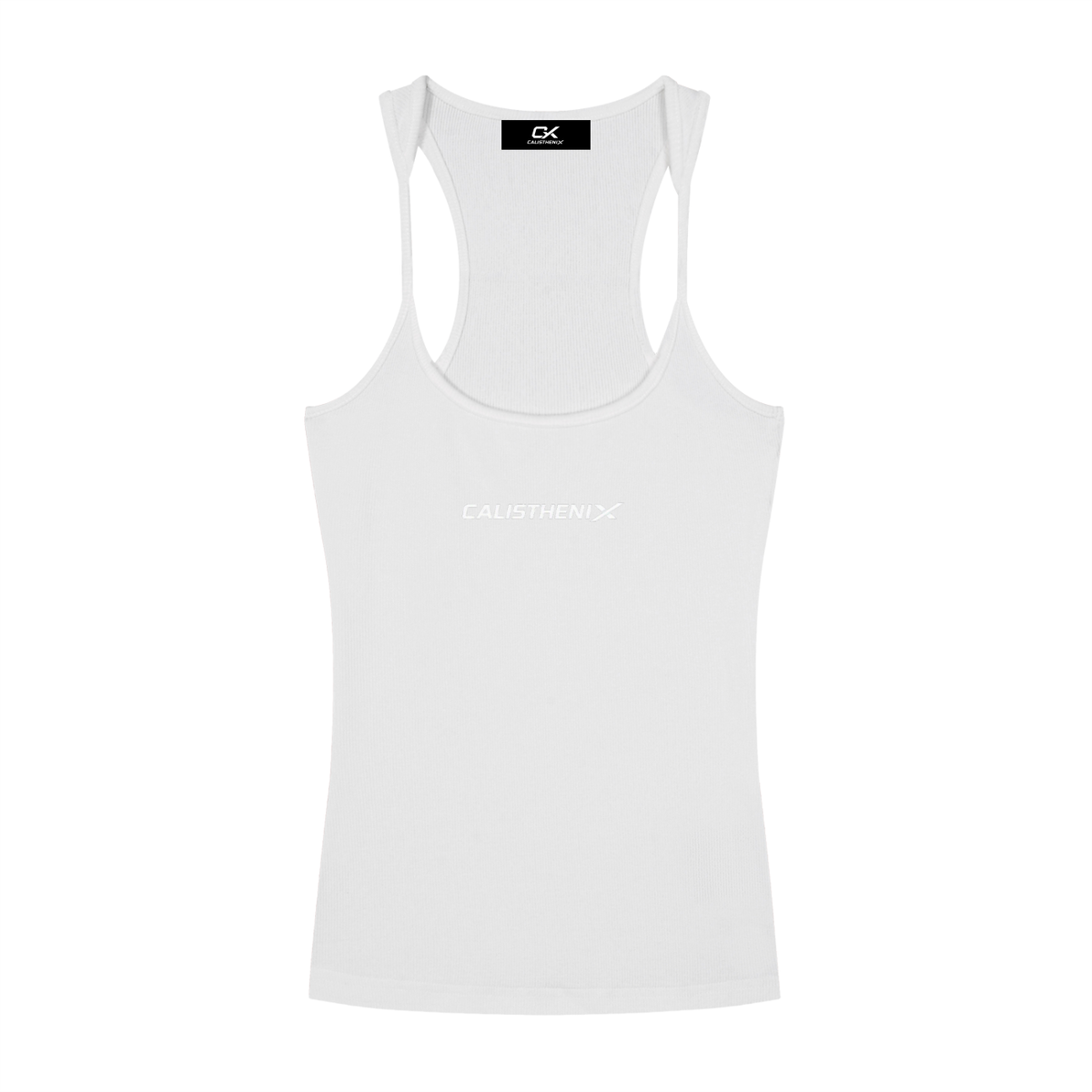 Slim Fit Ribbed Racerback Tank Top
