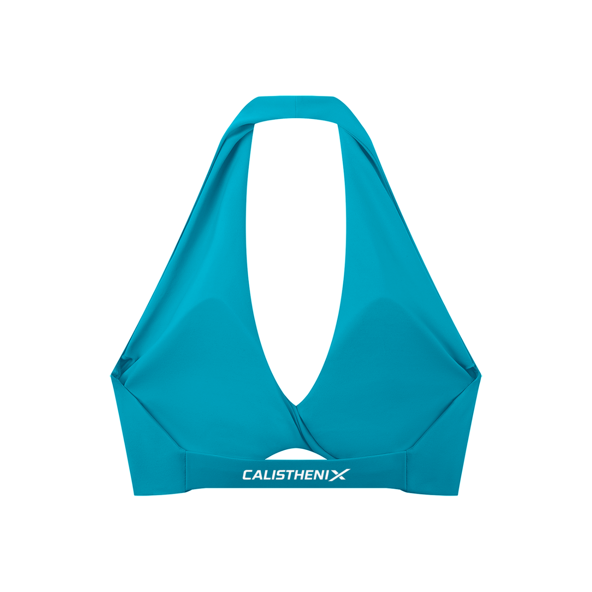 Women's Pleated Halter Sports Bra